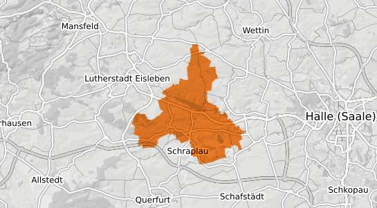 Mietspiegelkarte Seegebiet Mansfelder Land